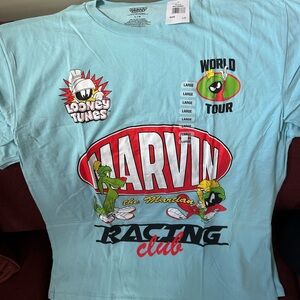 Warner Bros. Looney Tunes Marvin the Martian T-Shirt - Light Blue